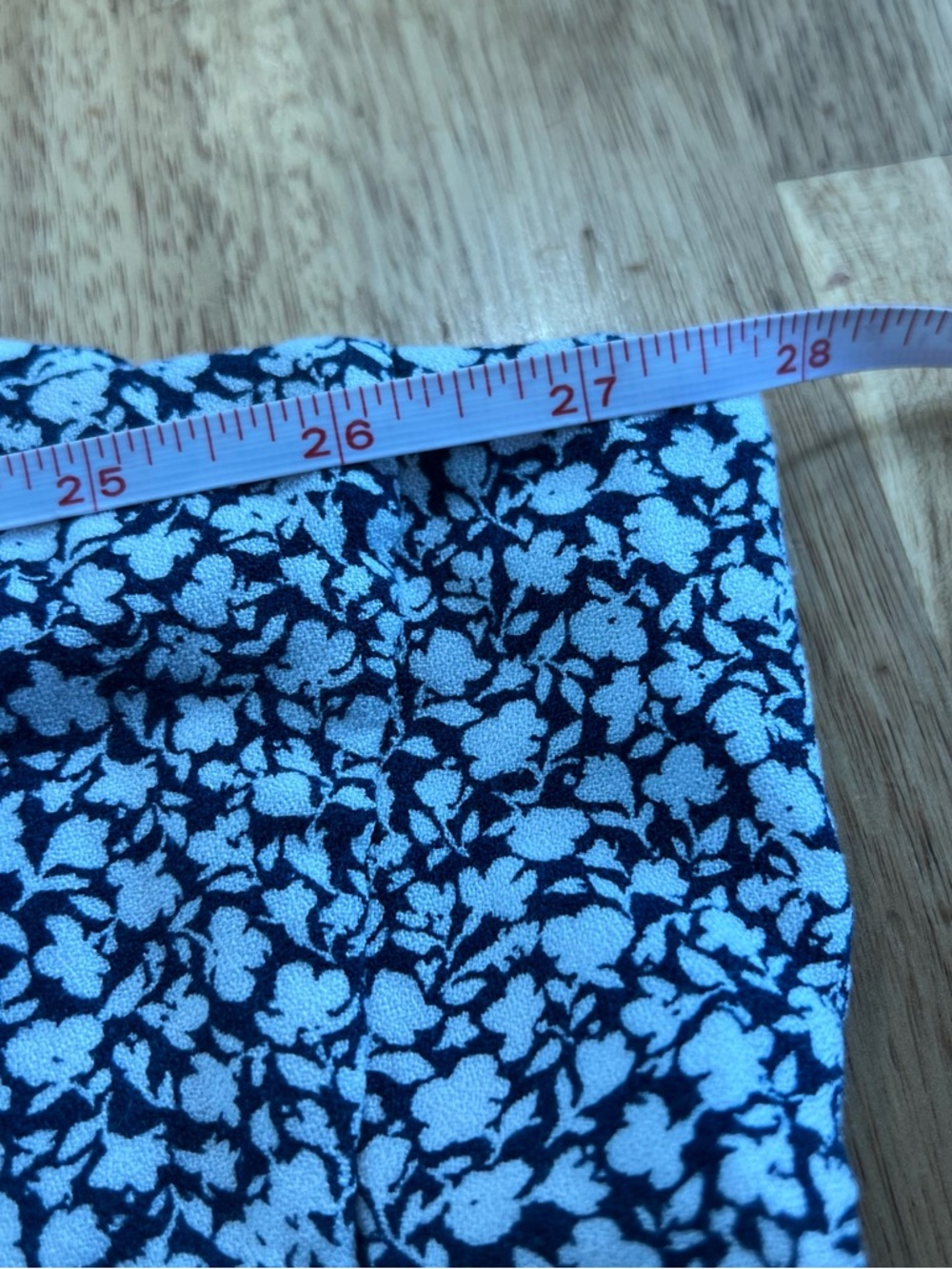 Old Navy 4X Blue White Floral Smocked Tie Strap Midi Dress - Picture 7 of 9